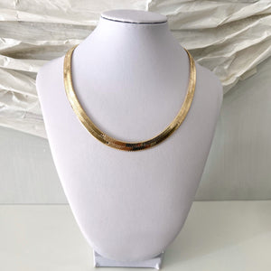Bold Herringbone Necklace