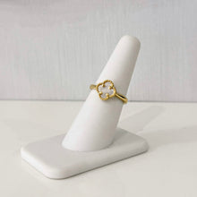 Load image into Gallery viewer, Colored Clover Ring
