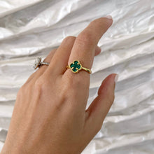 Load image into Gallery viewer, Colored Clover Ring
