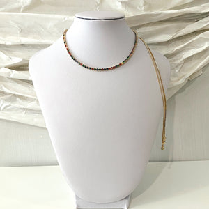 Rainbow Gem Necklace