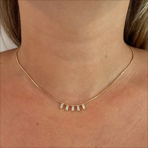 Emerald Cut Necklace