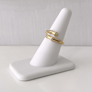 Bamboo Gem Ring