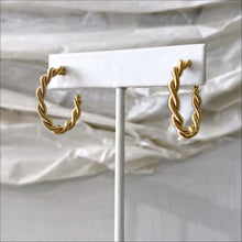 Load image into Gallery viewer, Sydney Twist Hoops
